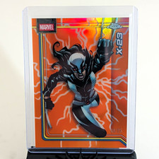 10/25 2026 Topps Chrome Marvel X-23 #200 Storm's Orange Lightning Refractor SSP