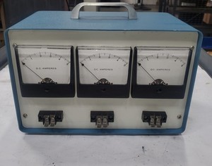 Vintage Triple 5A DC Amperes Meter AMP Meter Analog