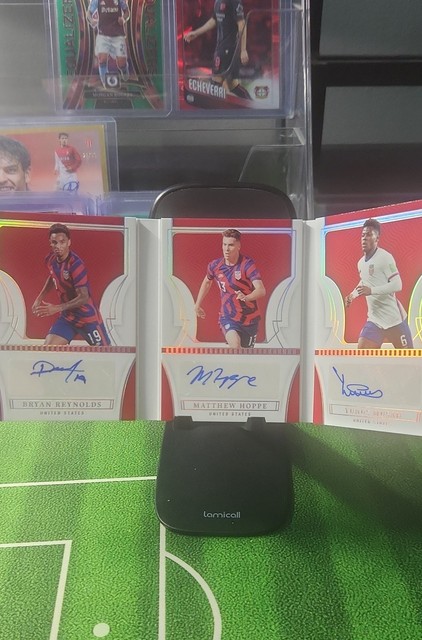 2022 National Treasures - Yunus Musah, Matthew Hoppe, Bryan Reynolds #TA-US1 /49