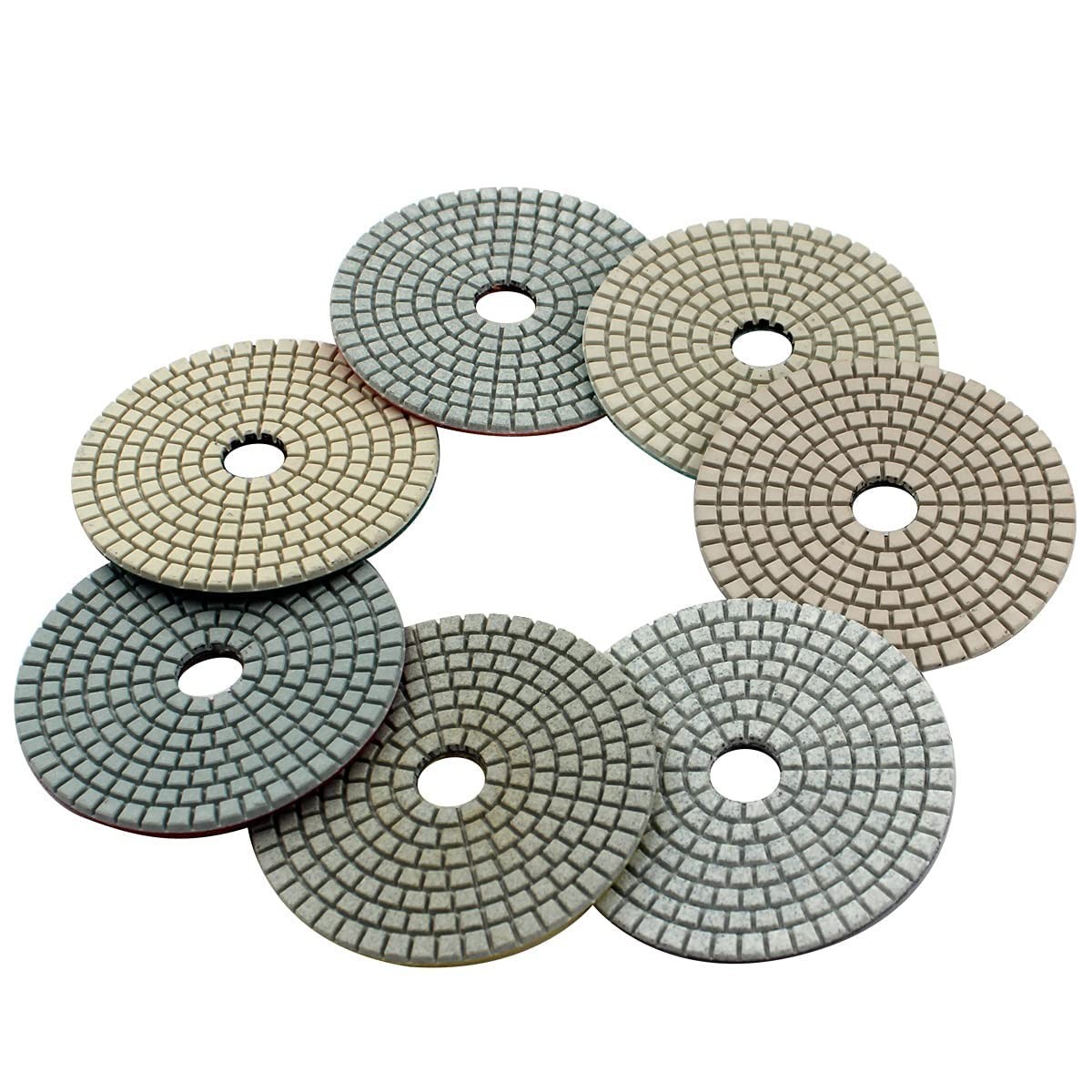 Granite Concrete Diamond Polishing Pads 4 5 6 7 Inch Angle Grinder Kit