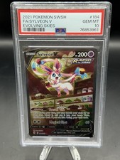Sylveon V (Alternate Full Art) 184/203 SWSH07: Evolving Skies Holo