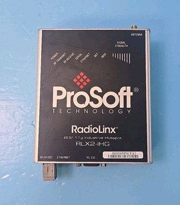 Prosoft RLX2-IHG-A 24Vdc 6Watts 802.11g RadioLinx Industrial Hotspot