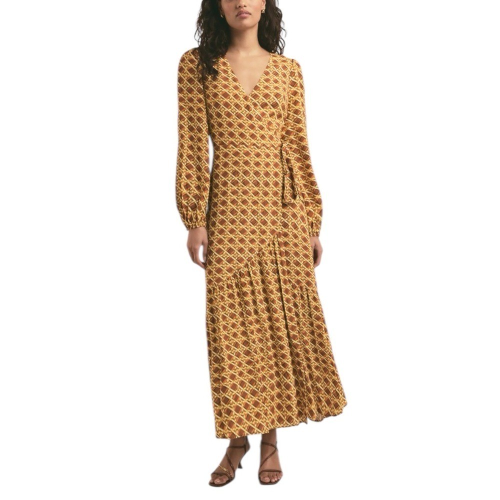 favorite daughter yellow dress The Sunday Best Midi 3% SpandexModel is 5 9 wearing size 2 Favorite Daughter The Barely Holding