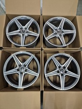 MERCEDES C CLASS 18” AMG ALLOY WHEELS RIMS W205 V Vito W204 Genuine x4. 
