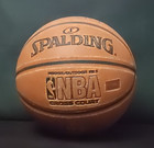 Spalding NBA Cross Court Official Game Ball Leather Men’s Basketball 28.5 USED