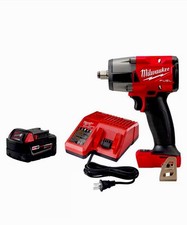 Milwaukee M18 FUEL 18V Cordless Mid Torque 1/2 in. Impact Wrench F Ring w/5.0Ah