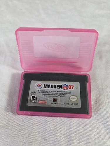 Madden NFL 07 ( Nintendo Game Boy Advance ) GBA & Case
