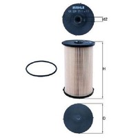 Kraftstofffilter FüR VW Tiguan 5N 2.0 07 Bis 11 Mahle AZV Neu