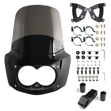 Windshield 15" Windscreen Road Warrior Fairing for Harley Fat Bob FXDF 2008-2017