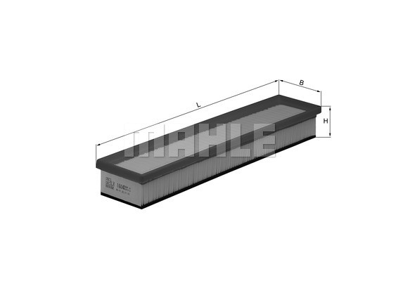Mahle LX 1604 Luftfilter FüR Jaguar X-TYPE (X400)-image