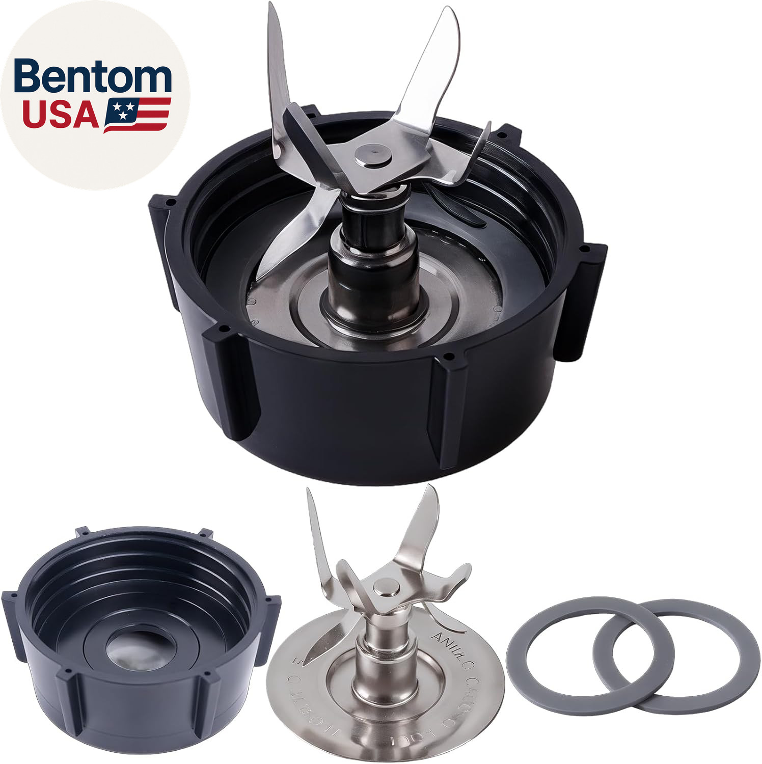 Oster Blender Replacement Parts Kit - 6-Fin Ice-Crushing Blade, Jar Base Cap, an