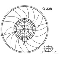 LüFter MotorküHlung Mahle CFF 33 000S FüR Audi A7 Sportback A6 C7 Avant Q3
