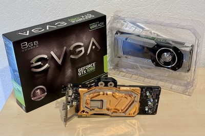 EVGA GTX 1080 Founders Edition 8GB - Aqua Computer WK + Originalkühler + OVP!