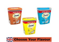 Image of Dreamies Mixed Cat Treats Salmon Chicken Cheese Cat Biscuits 2 x 350g UK Seller
