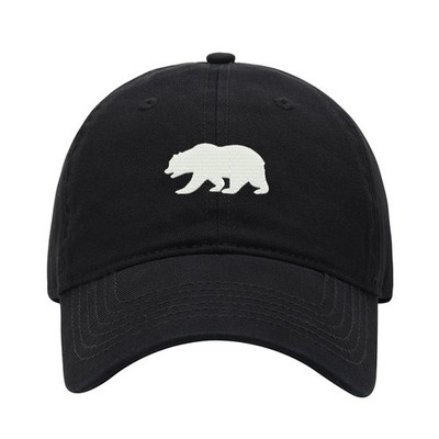 Baseball Cap Embroidered Hat for Bear California Men's Adjustable Baseball Caps 
