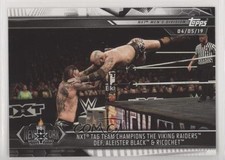 2019 Topps WWE NXT The Viking Raiders Aleister Black Ricochet #86 1md