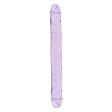 Loving Joy Double Dildo Pink Purple Mini 30cm 28cm Flexible TPE Toy