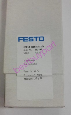 1PC New FESTO CPE18-M1H-5JS-1/4 163147 Solenoid Valve Free Shipping