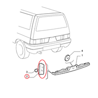 AußEnverkleidung Hinten Rechts Lancia Y10 Original 7713428