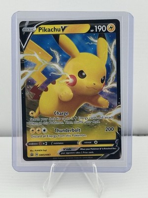 Pikachu V SWSH061 SWSH: Sword & Shield Promo Cards Holo