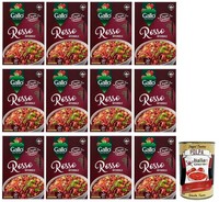 12X Riso Gallo Roter Vollkornreis Italienischer Reis 500G+Polpa