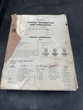 1963 Chevrolet Truck All Models Original Factory Service Manual Shop As Is Cover