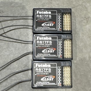 3 x Futaba R617FS Receivers 2.4GHz 7 Channel FASST RC Plane Glider NO RESERVE