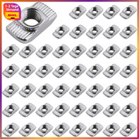 50 StüCk Hammerkopfmutter M6 8Mm FüR 3030 Aluminiumprofile
