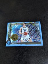 2025-26 Topps Holiday Basketball #H150 Zach Edey Lt. Blue Glitter SP