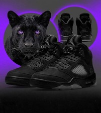  MEN Jordan 5 "Black Cat" Size US 7-12
