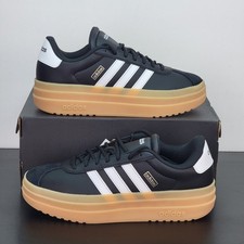 Adidas VL Court Women's Size 6 Athletic Shoes Black White Casual Sneakers