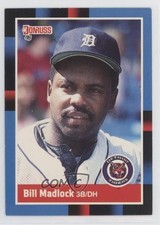 1988 Donruss Bill Madlock (Last Line Begins with With) #496 te2
