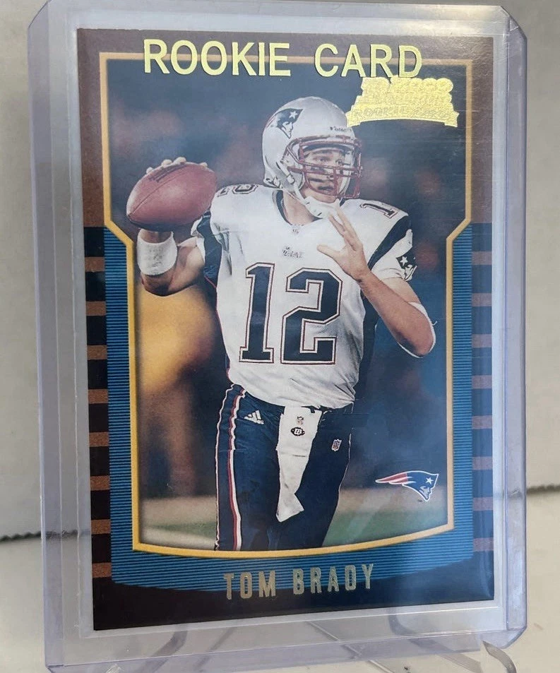 Bowman Tom Brady Rookie Football Sports Trading Cards for sale | eBay