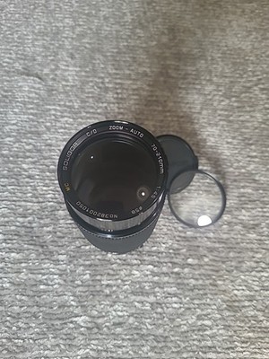 SOLIGOR 70-210 mm 1: 4.5 Vintage Lens Camera Photo Japan Vintage Case