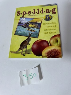 Spelling 5 Home Teacher's Edition BJU Press Homeschool for Christian Schools