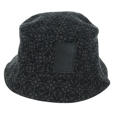 LOEWE Anagram Ghibli Spirited Away No Face Bucket Hat Black  display picture 3