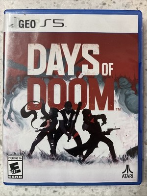 Days Of Doom PS5 (Sony PlayStation 5, 2023) Atari Interactive - New Sealed