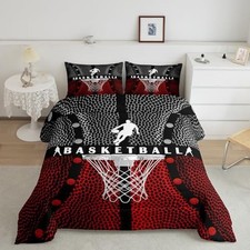 Basketball Kids Comforter Set Size,Geometric Basketball Queen A-basketball 01