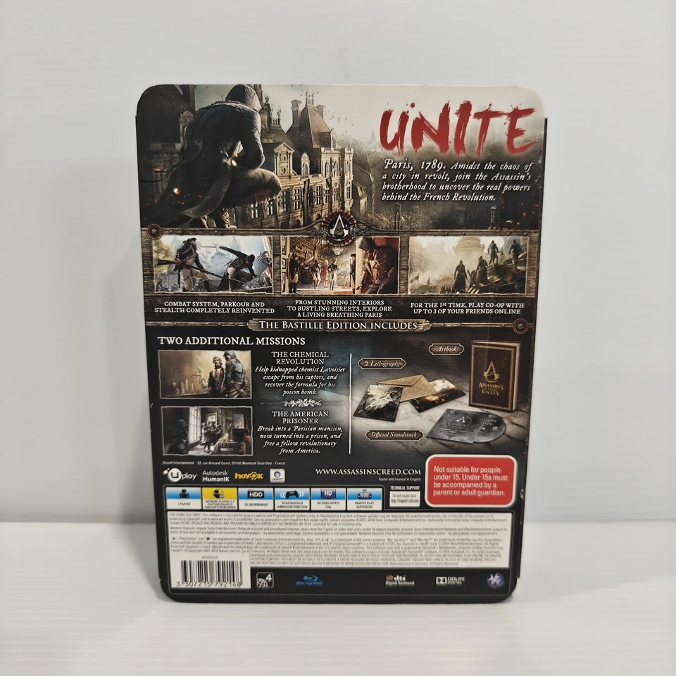 Assassins Creed Unity Bastille Edition PS4 PlayStation 4 Ubisoft  - Image 2 of 4