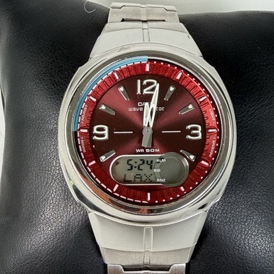 Casio Wave Ceptor Atomic World Time WVA-106HA Stainless Steel New