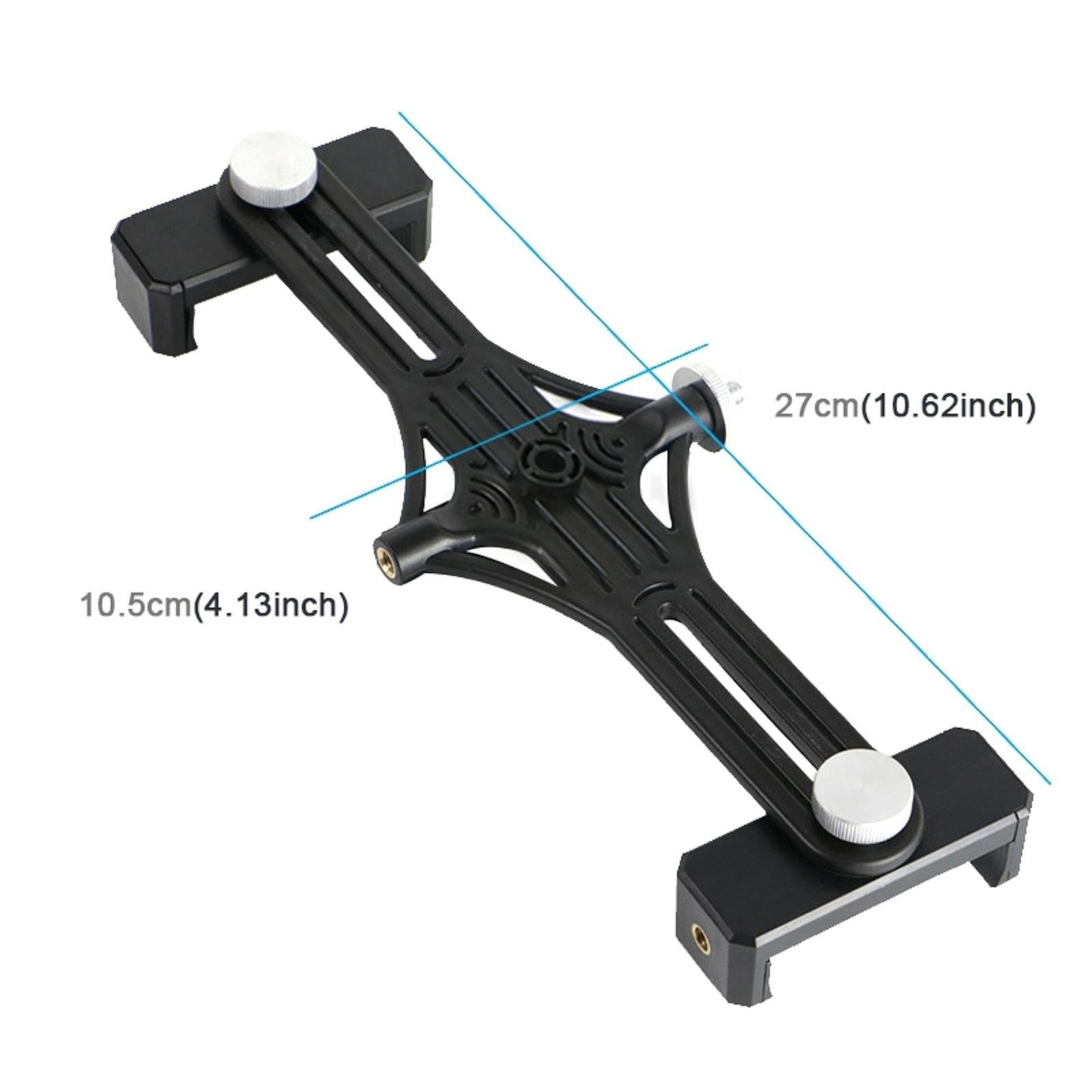 360° Rotation Universal Smartphone Dual Phone Bracket Horizontal Holder Adapter