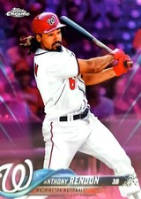 2018 Topps Chrome - Anthony Rendon #165 Pink Refractor