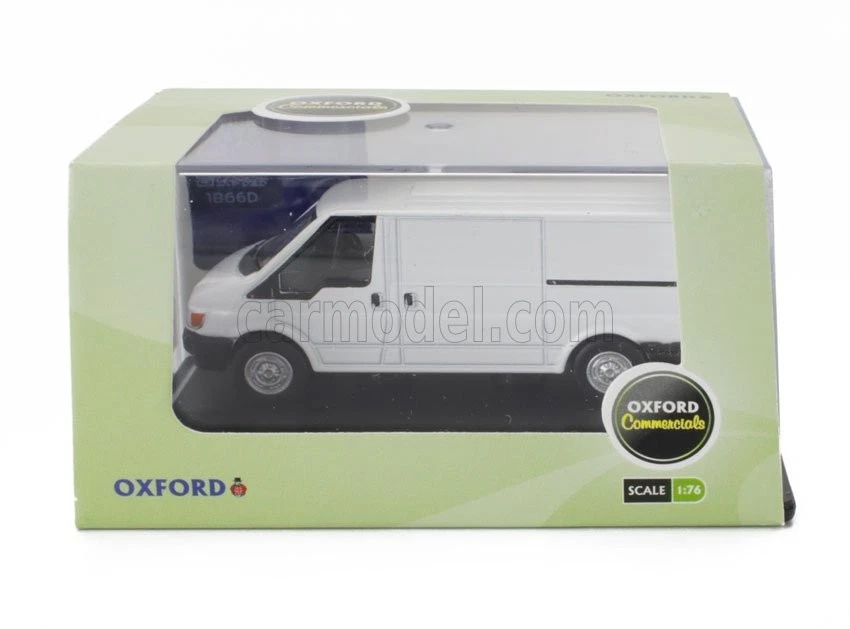 MODELLINO FURGONE STATICO OXFORD FORD TRANSIT MK4 BIANCO MODELLISMO SCALA 1/76 - Immagine 4 di 4