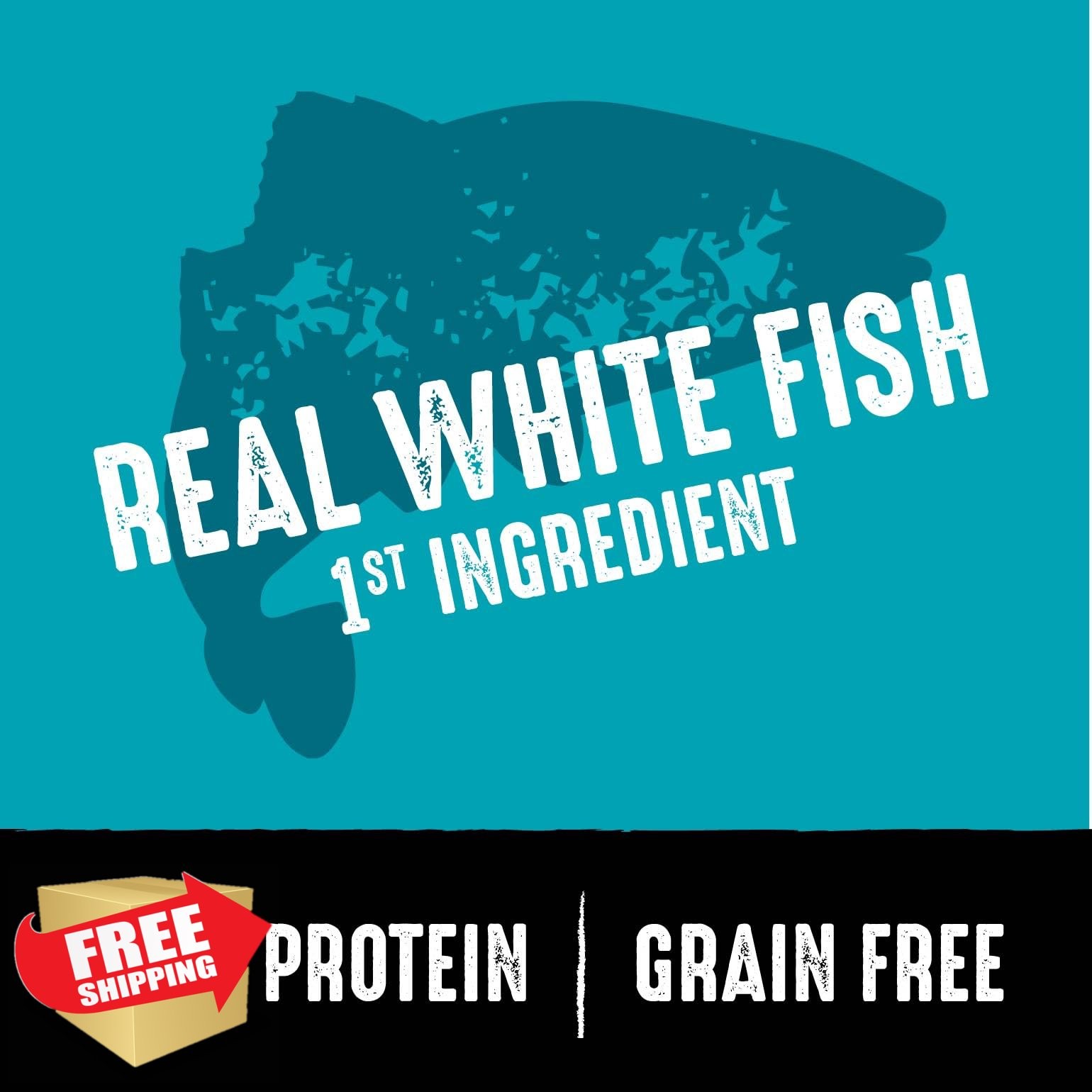 White Fish Salmon High Protein 22lb Bag