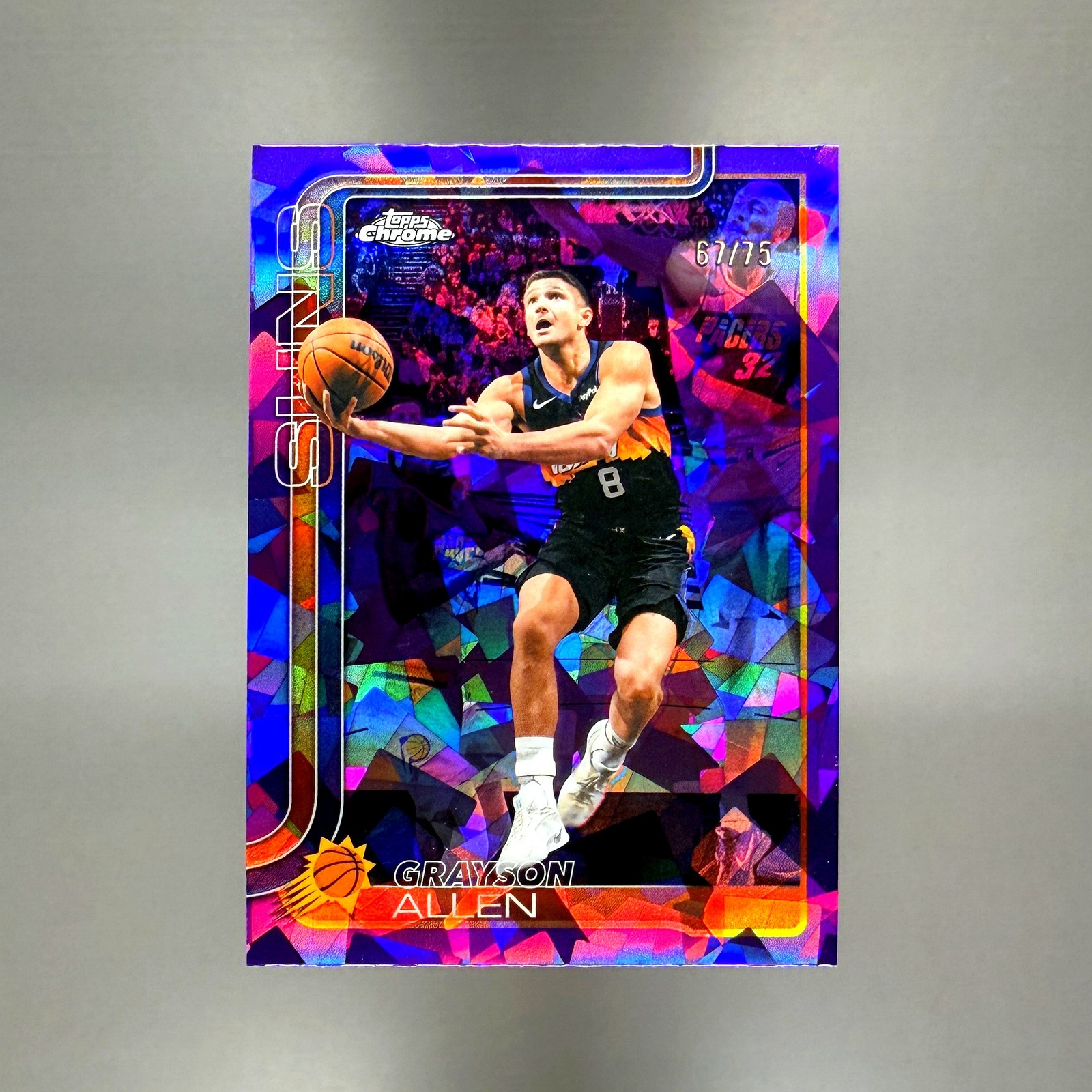 GRAYSON ALLEN 2025-26 Topps Chrome Update Sapphire Purple /75 Suns #95 RARE