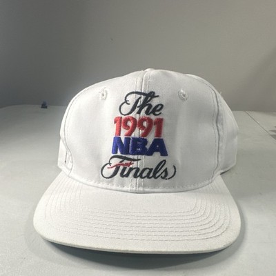 Sports Specialties 1991 NBA Finals Snapback Hat White Basketball One Size
