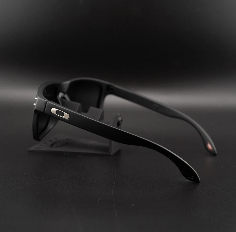 Oakley Holbrook Sunglasses Matte Black with Silver Logo - Image 4 of 4