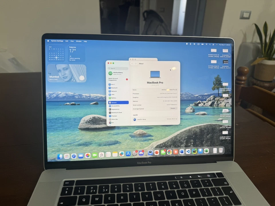 Apple MacBook Pro 16" 2019 · i7 · 32GB · 512GB, foto 1 di 5