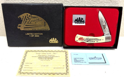 MAC TOOLS SNAKES FINAL STRIKE DON PRUDHOMME SCHRADE POCKET KNIFE