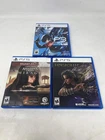 Lot of 3 Sony PlayStation 5 PS5 Persona 3 Reload, Assassin's Creed Mirage & Fors